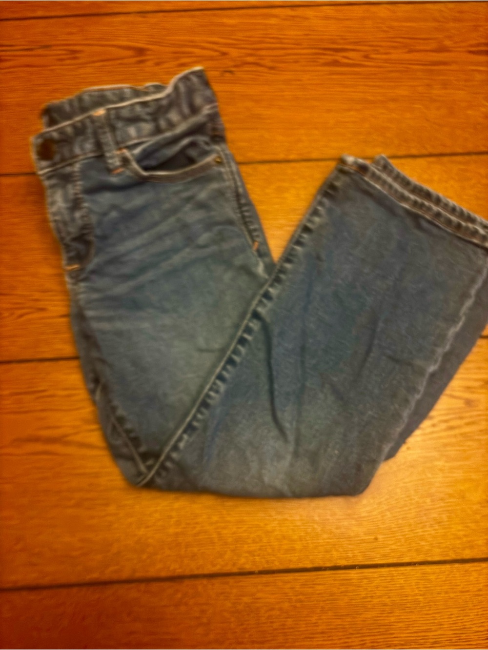 GAP Kids Girls 7 plus Stretch Boot Blue Denim Jeans